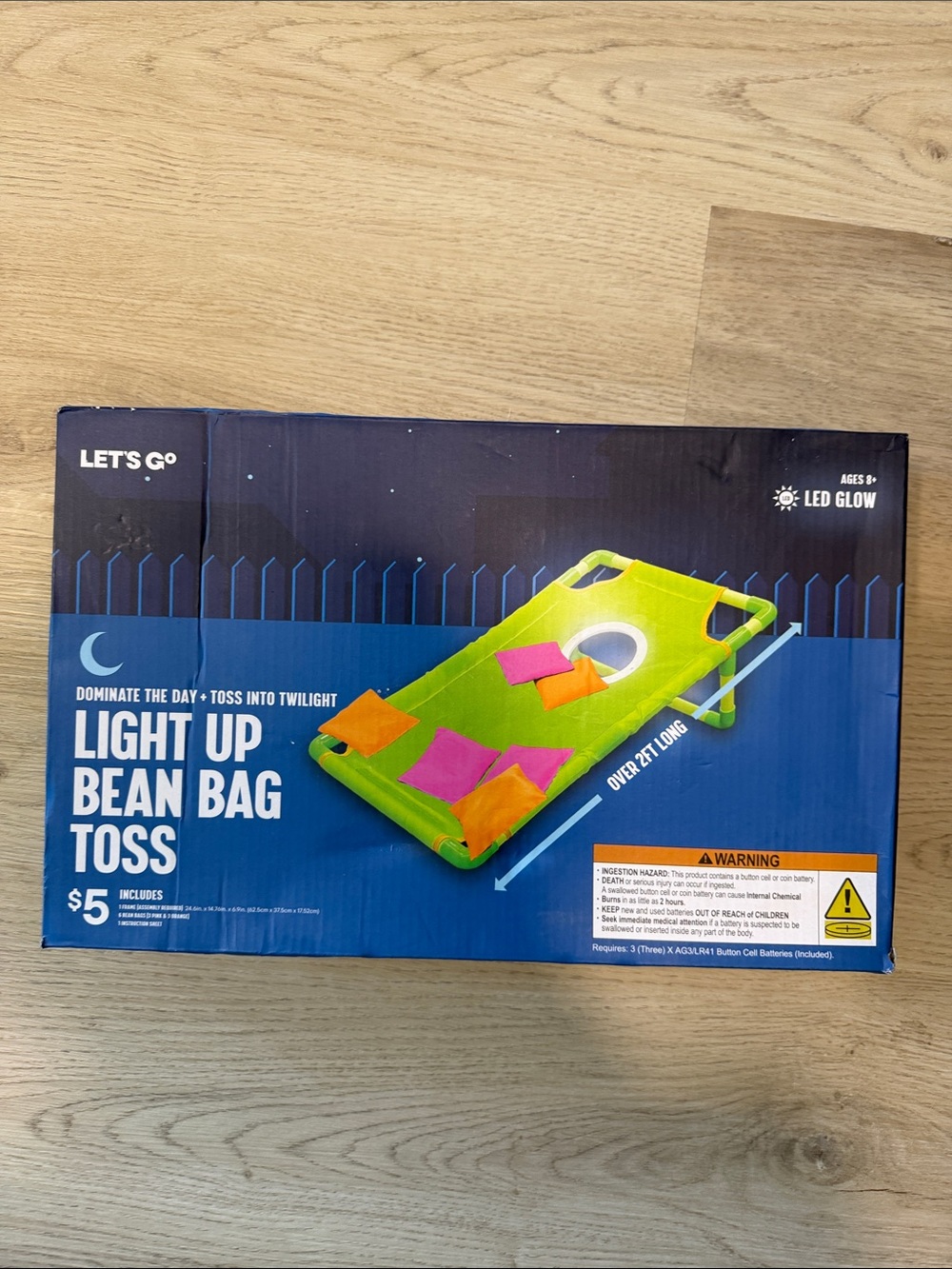 Light Up Bean Bag Toss - Green